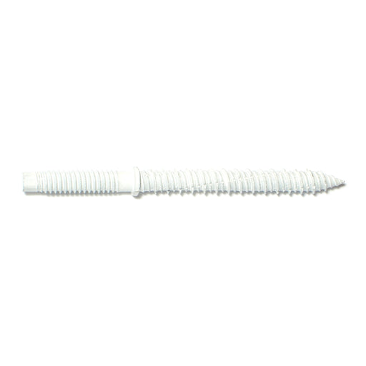 1/4"-20 x 3-1/4" White Ruspert Coated Steel Coarse Thread Masonry Hanger Bolts