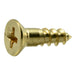 #6 x 1/2" Brass Phillips Flat Head Wood Screws