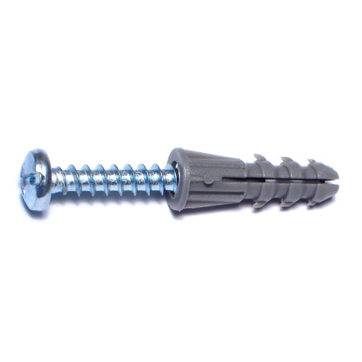 #10 to #12 x 1" Ribbed Plastic Anchors