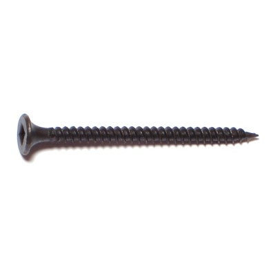 #6 x 2" Black Phosphate Steel Fine Thread Square Drive Bugle Head Drywall Screws