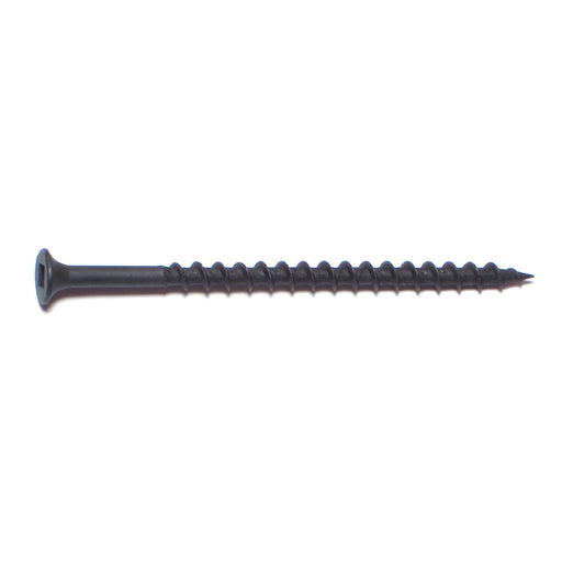 #8 x 3" Black Phosphate Steel Coarse Thread Square Drive Bugle Head Drywall Screws