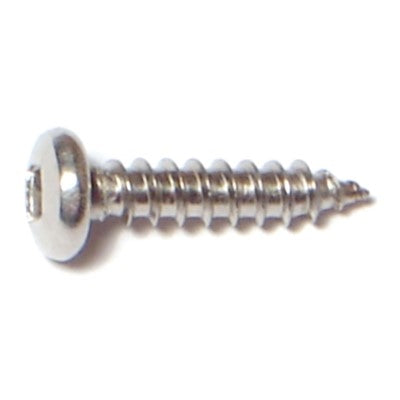 #6 x 5/8" 18-8 Stainless Steel Square Drive Pan Head Sheet Metal Screws