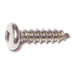 #10 x 3/4" 18-8 Stainless Steel Square Drive Pan Head Sheet Metal Screws