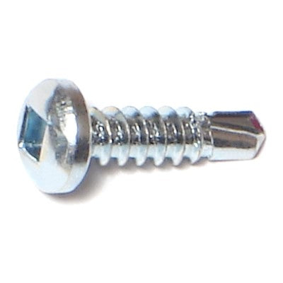 #8-18 x 5/8" Zinc Plated Steel Square Drive Pan Head Self-Drilling Screws