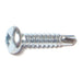 #8-18 x 3/4" Zinc Plated Steel Square Drive Pan Head Self-Drilling Screws