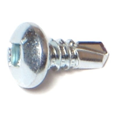 #10-16 x 1/2" Zinc Plated Steel Square Drive Pan Head Self-Drilling Screws