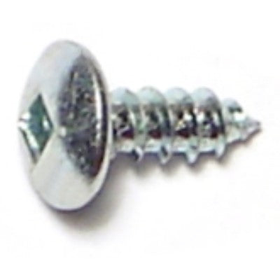 #6 x 3/8" Zinc Plated Steel Square Drive Truss Head Sheet Metal Screws