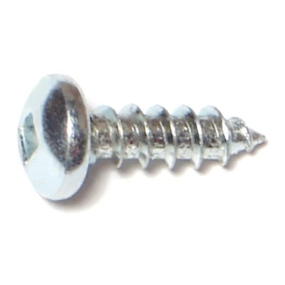 #10 x 5/8" Zinc Plated Steel Square Drive Pan Head Sheet Metal Screws