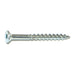 #10 x 2" Zinc Plated Steel Square Drive Flat Head Wood Screws