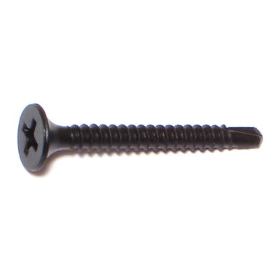 #6-20 x 1-1/4" Black Phosphate Steel Phillips Bugle Head Self-Drilling Screws