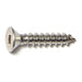 #10 x 1" 18-8 Stainless Steel Square Drive Flat Head Sheet Metal Screws