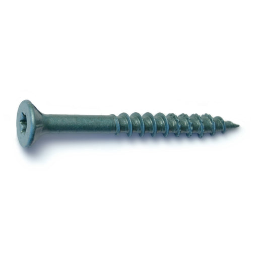 #12 x 2" Green XL1500 Coated Steel Bugle Head Star Drive Exterior Wood Screws