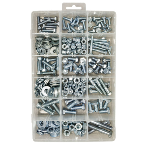 1/4"-20 x 1/2" Zinc Plated Grade 5 Steel Coarse Thread Hex Cap Screws