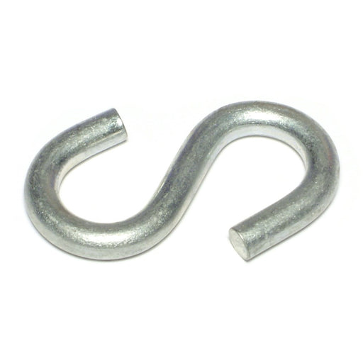 5/16" x 3/4" x 2-1/2" Zinc Plated Steel Open S Hooks