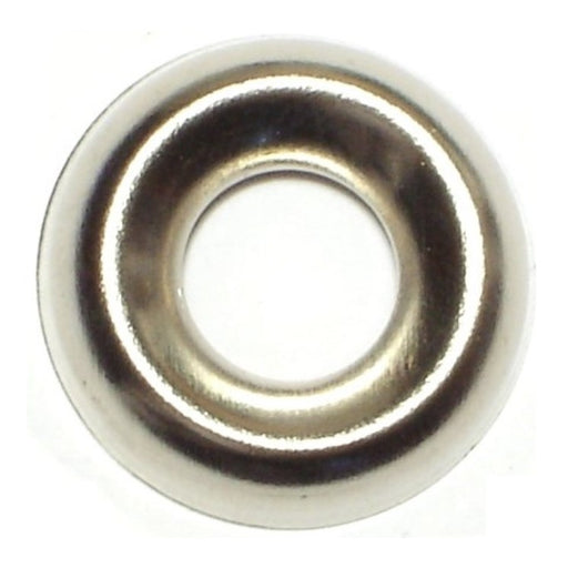 #14 x 21/64" x 25/32" Nickel Plated Steel Finishing Washers