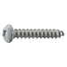 #8 x 1" White Aluminum Phillips Round Head Wood Screws