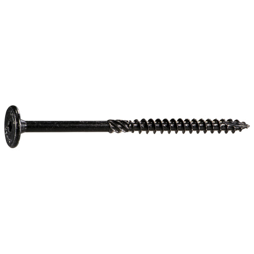 5/16 x 4-1/2 Black XL1500 Coated Steel Star Drive Pan Head Saberdrive Structural Screws