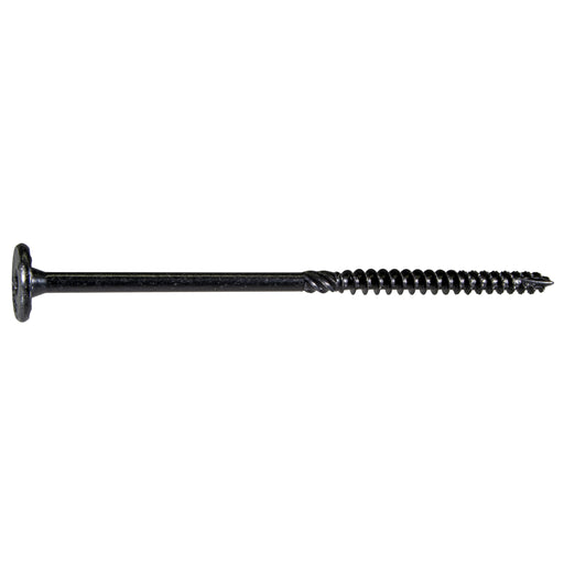 5/16 x 6 Black XL1500 Coated Steel Star Drive Pan Head Saberdrive Structural Screws