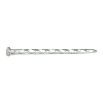 16d 3-1/2" Hot Dip Galvanized Steel Deck Checkered Flat Head Nails