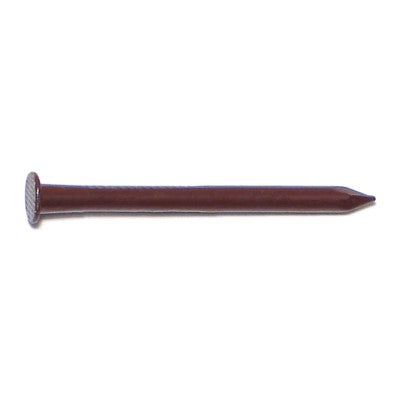 1-1/4" Brown Aluminum Trim Flat Head Nails