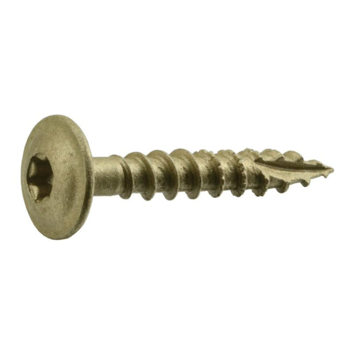 1/4 x 1-1/2" Star Drive Tan Lag Saberdrive Screws Bucket  (100 pcs.)