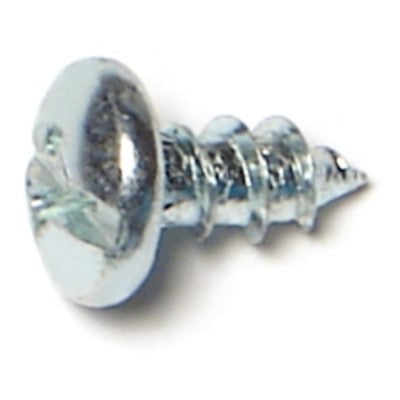 #10 x 3/8" Zinc Plated Steel Combo Pan Head Sheet Metal Screws