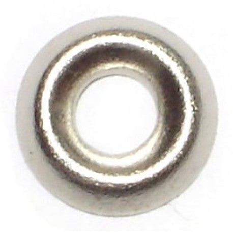 #6 x 5/32" x 15/32" Nickel Plated Steel Finishing Washers