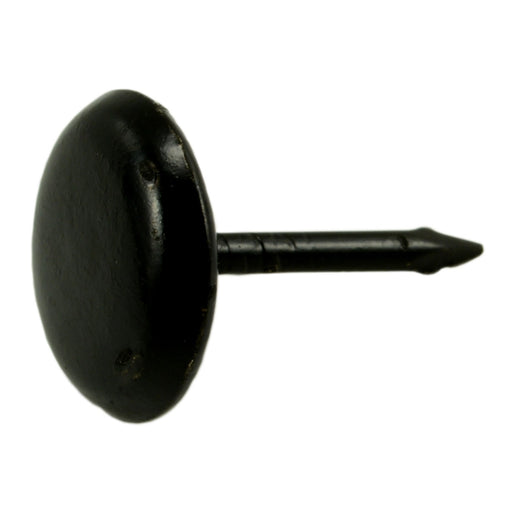 17 gauge x 1/2" Black Steel Upholstery Nails