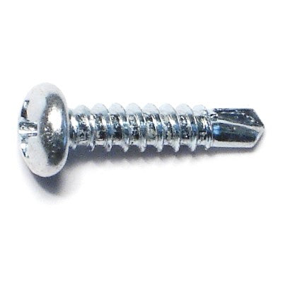 #6-20 x 5/8" Zinc Plated Steel Phillips Pan Head Self-Drilling Screws