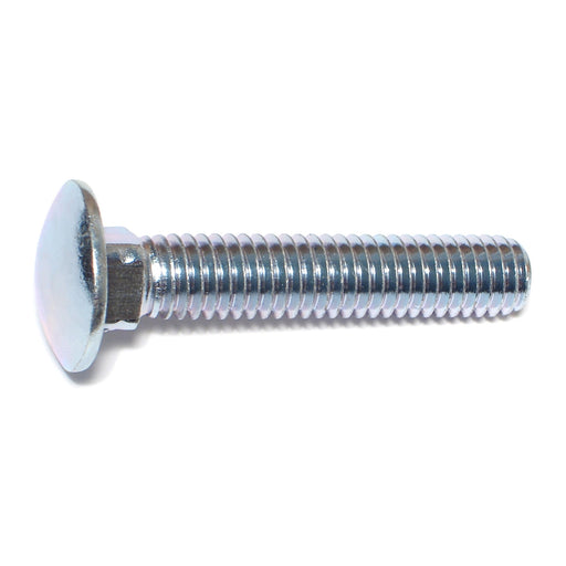 3/8"-16 x 2" Zinc Plated Grade 2 / A307 Steel Coarse Thread Carriage Bolts