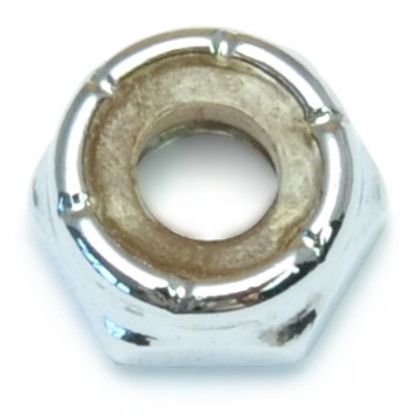 1/4"-20 Chrome Plated Steel Coarse Thread Thin Pattern Lock Nuts