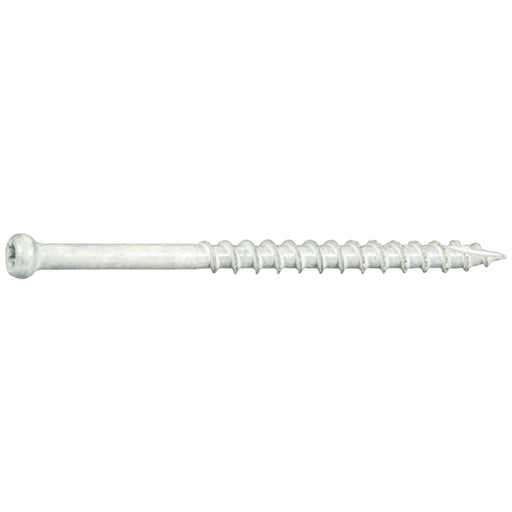 8 x 2-1/2" Star Drive White XL1500 Trim Saberdrive Screws