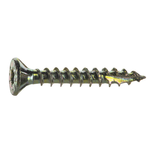 6 x 1" Yellow Zinc Saberdrive Interior Wood Screws (50 pcs.)