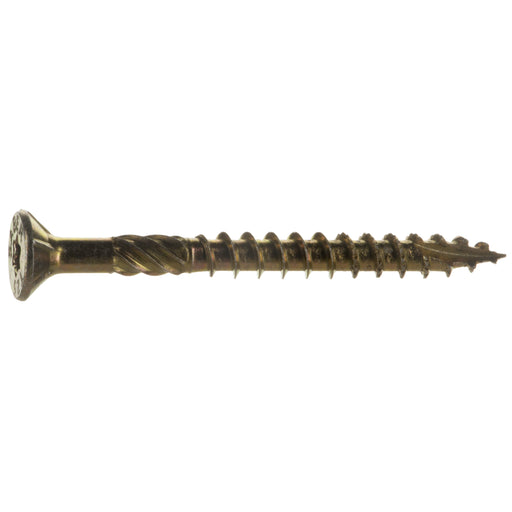 12 x 2-1/2" Yellow Zinc SaberDrive Multi-Purpose Screws (12 pcs.)