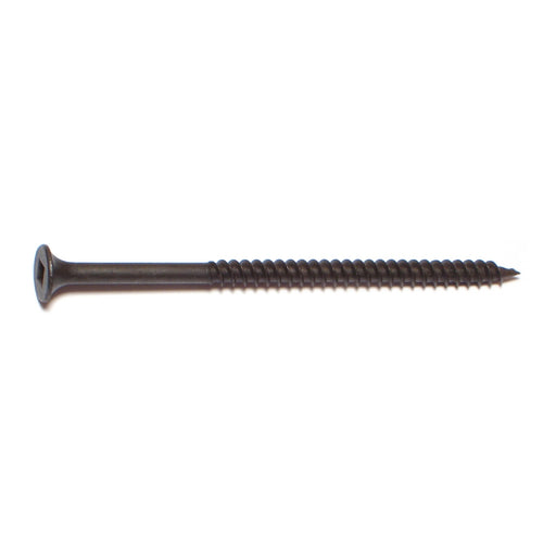 #8 x 3" Black Phosphate Steel Fine Thread Square Drive Bugle Head Drywall Screws