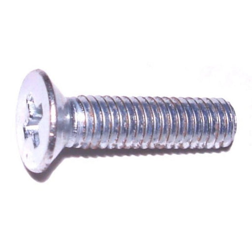 3mm-0.5 x 12mm Zinc Plated Class 4.8 Steel Coarse Thread Phillips Flat Head Machine Screws