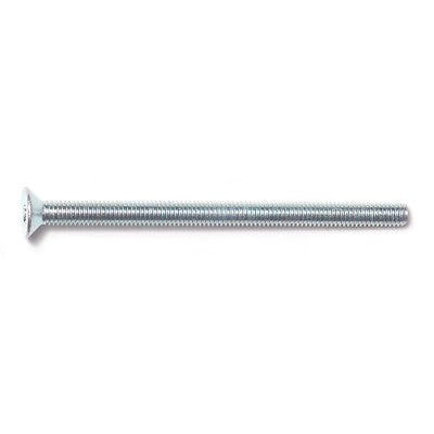 3mm-0.5 x 45mm Zinc Plated Class 4.8 Steel Coarse Thread Phillips Flat Head Machine Screws