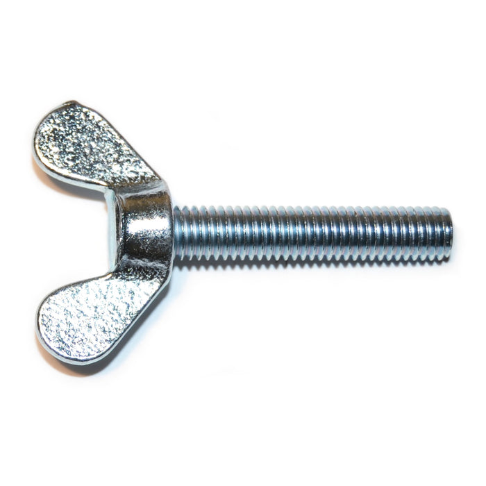 8mm-1.25 x 40mm Zinc Plated Steel Coarse Thread Thumb Screws