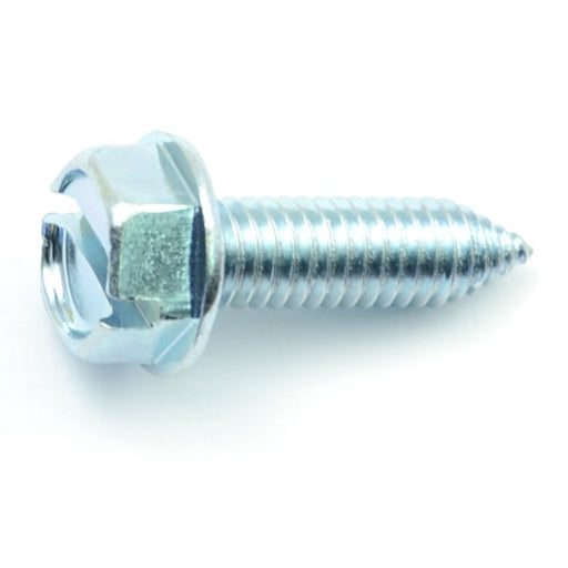 6mm x 20mm Zinc Plated Steel Chrysler/Honda Slotted Hex Washer Head Sheet Metal Screws