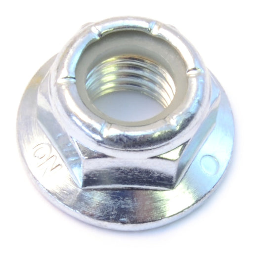 1/2"-13 Zinc Plated Grade 5 Steel Coarse Thread Flange Lock Nuts