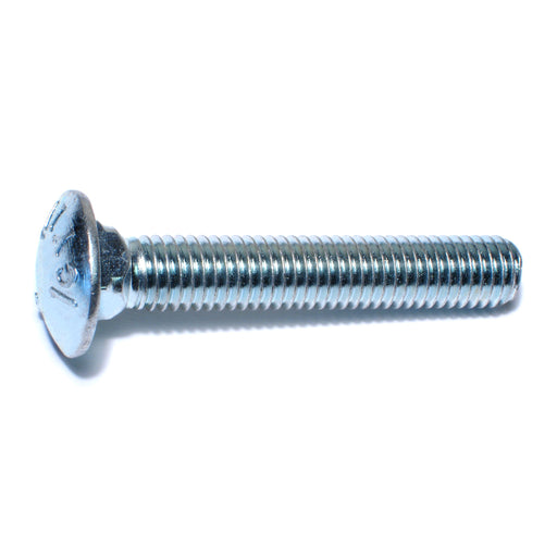 1/2"-13 x 3" Zinc Plated Grade 5 Steel Coarse Thread Carriage Bolts