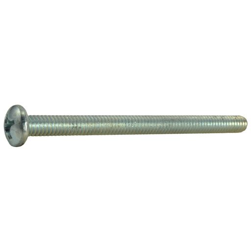 #12-24 x 3" Zinc Plated Steel Coarse Thread Phillips Pan Head Machine Screws