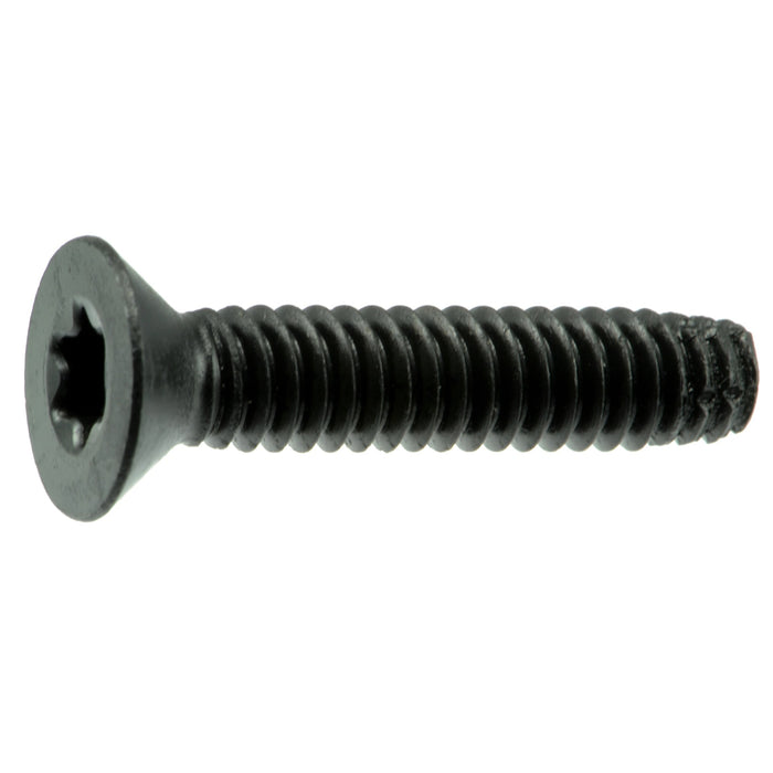 1/4"-20 x 1-1/4" Black Phosphate Steel Coarse Thread Star Drive Flat Head Saberdrive Floor Board Screws