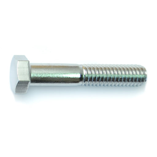 3/8"-16 x 2" Polished 18-8 Stainless Steel Coarse Thread Hex Cap Screws