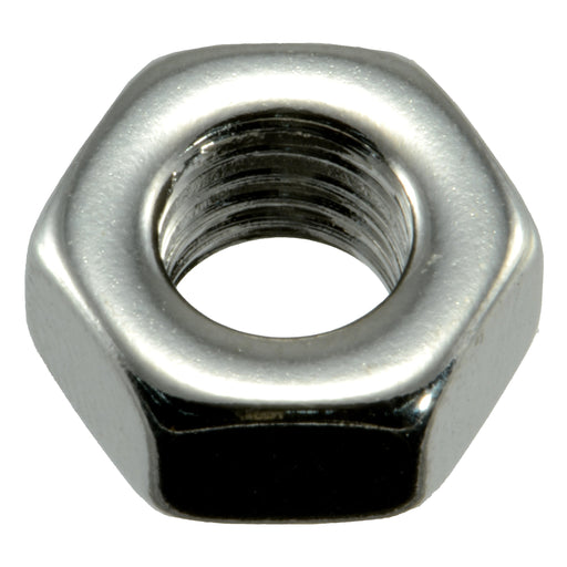 5/16"-24 Polished 18-8 Stainless Steel Grade 5 Fine Thread Hex Nuts