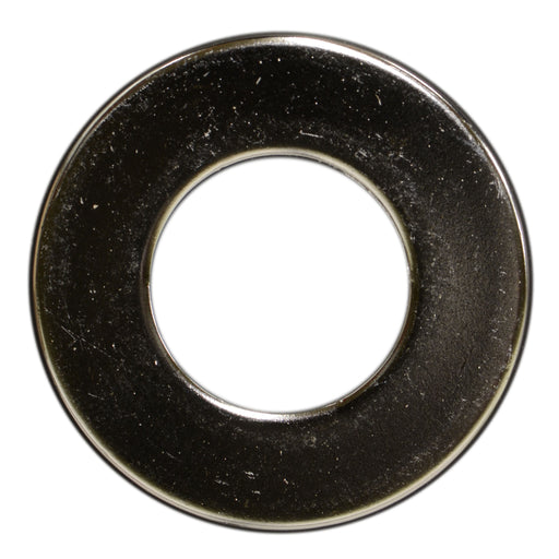 5/8" x 13/32" x 1-5/16" Polished 18-8 Stainless Steel SAE Flat Washers