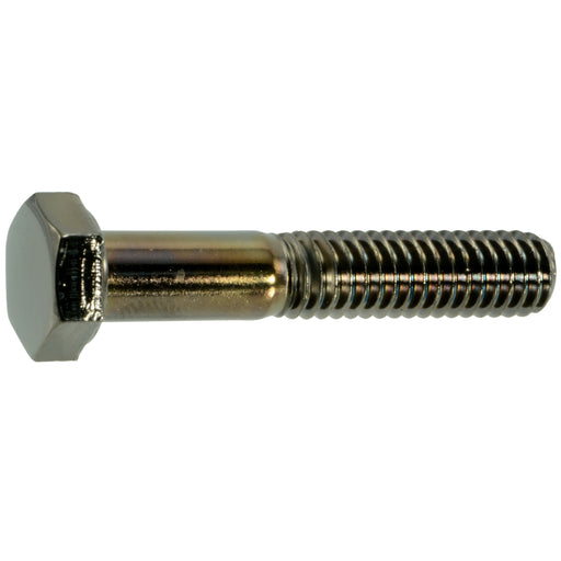 5/16"-18 x 1-3/4" Black Chrome Plated Steel Coarse Thread Hex Cap Screws