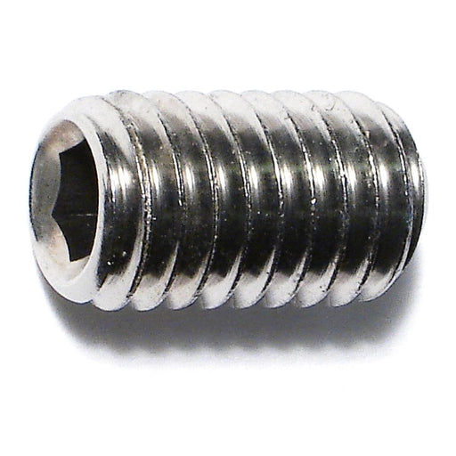 7/16"-14 x 3/4" 18-8 Stainless Steel Coarse Thread Hex Socket Headless Set Screws