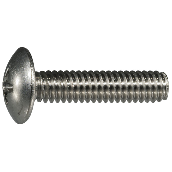 #8-32 x 3/4" 18-8 Stainless Steel Coarse Thread Phillips Truss Head Machine Screws