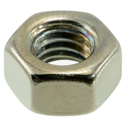 5/16"-18 Black Chrome Plated Grade 5 Steel Coarse Thread Hex Nuts